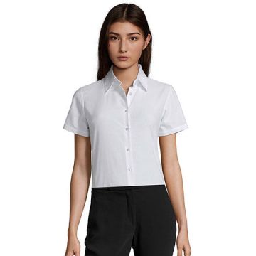 L610 | Women´s Oxford-Blouse Elite Short Sleeve | SOL´S